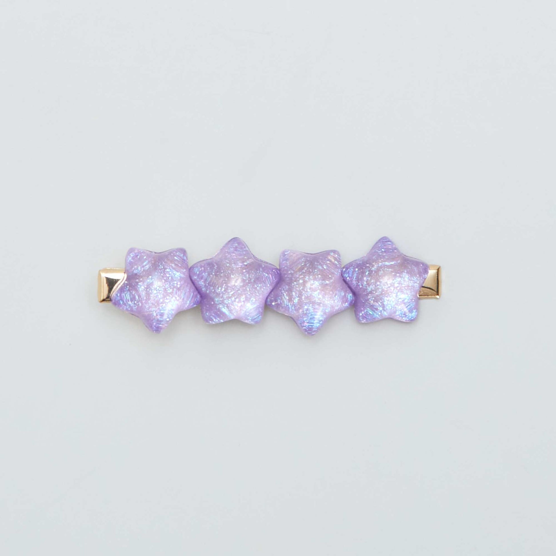 Lot de 3 pinces paillet es Violet