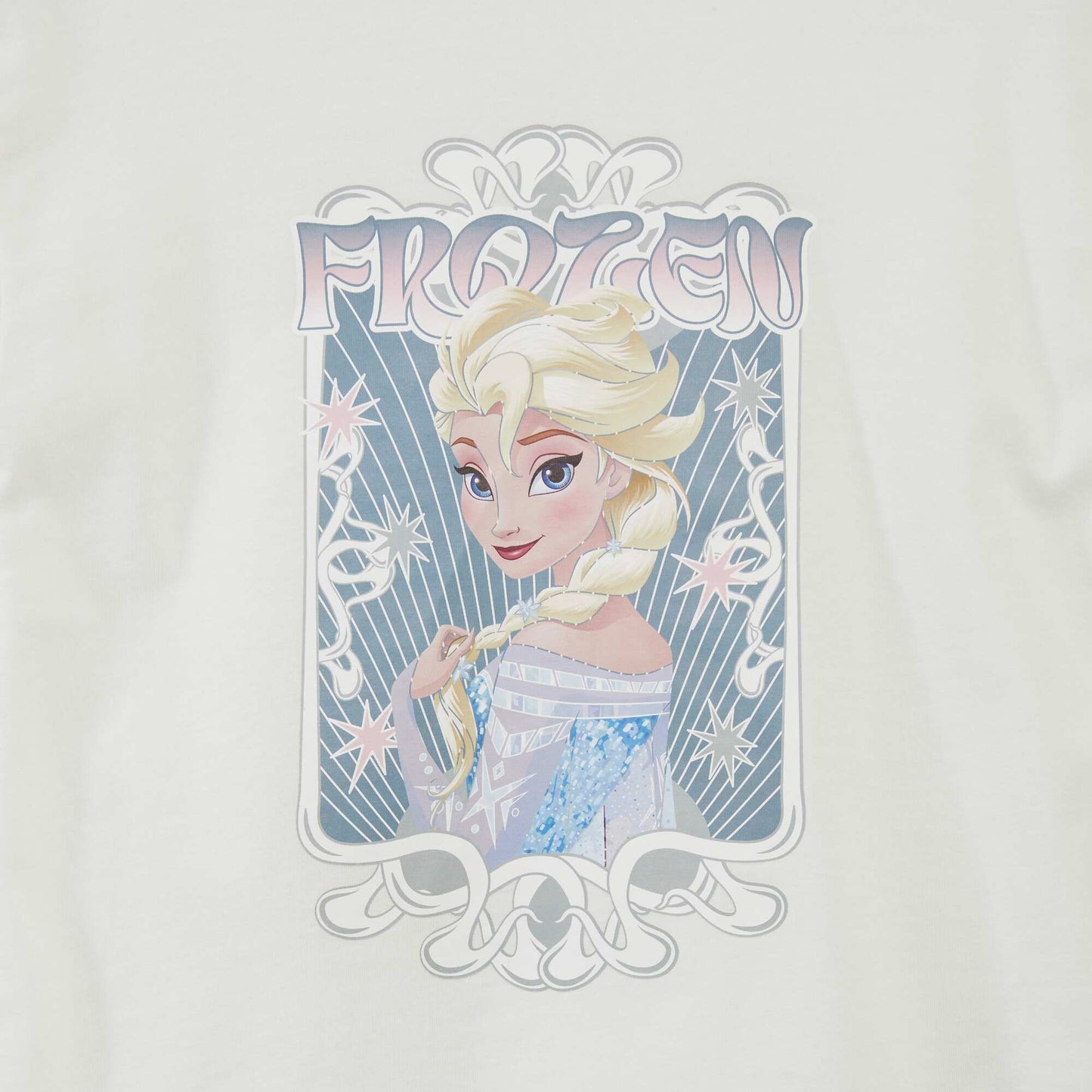 T-shirt 'Disney' 'La Reine de Neiges' Blanc