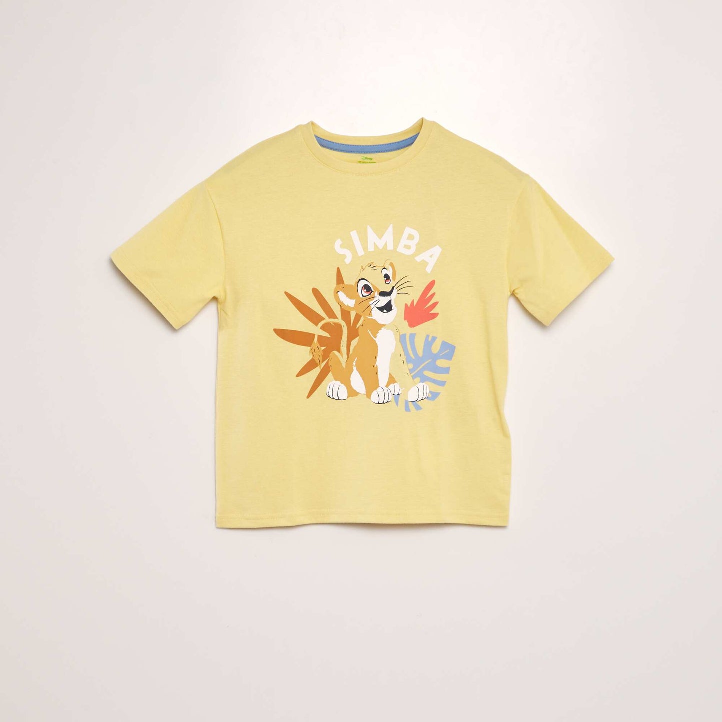 T-shirt imprim 'Disney' Jaune 'Simba'