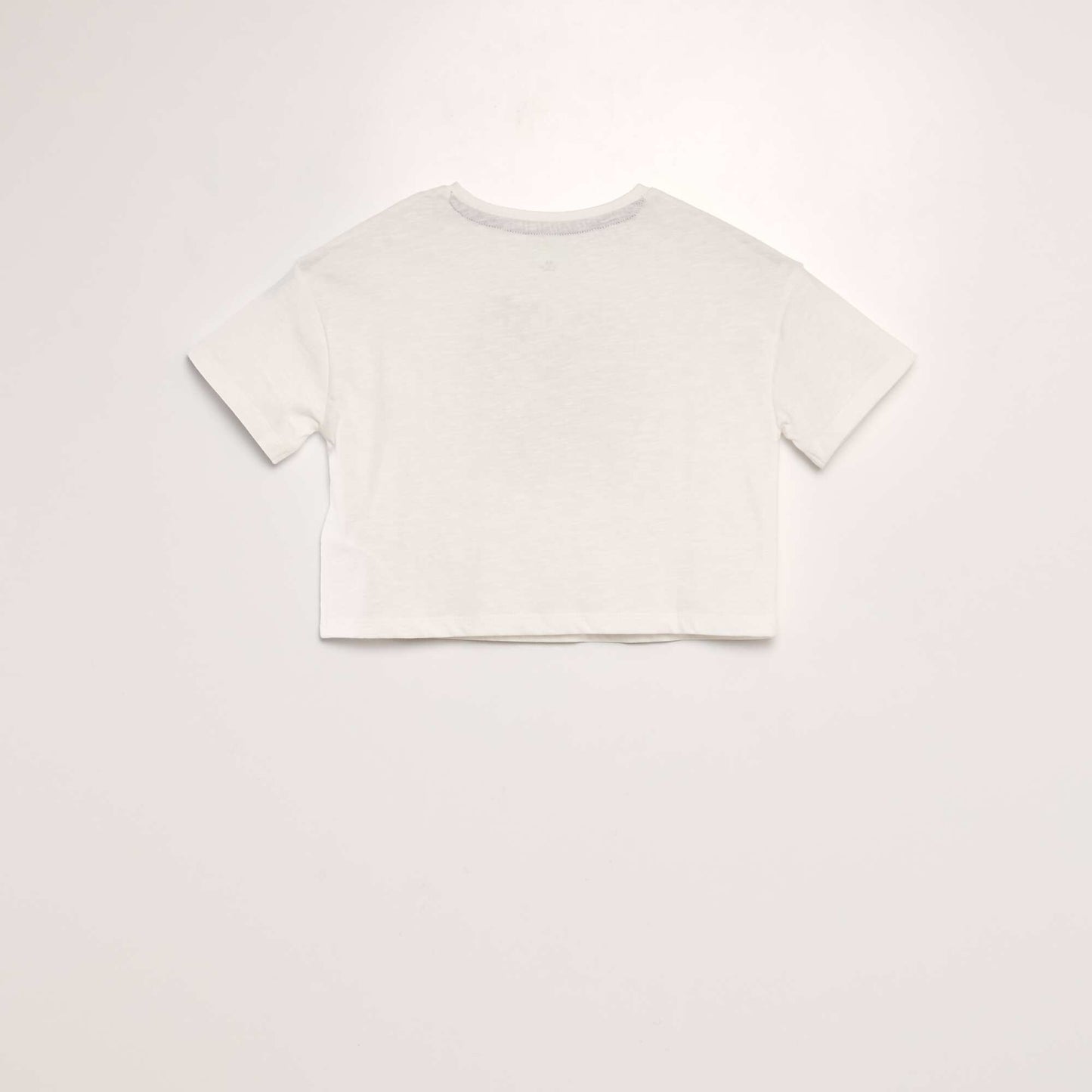 T-shirt crop top 'Minnie' Blanc