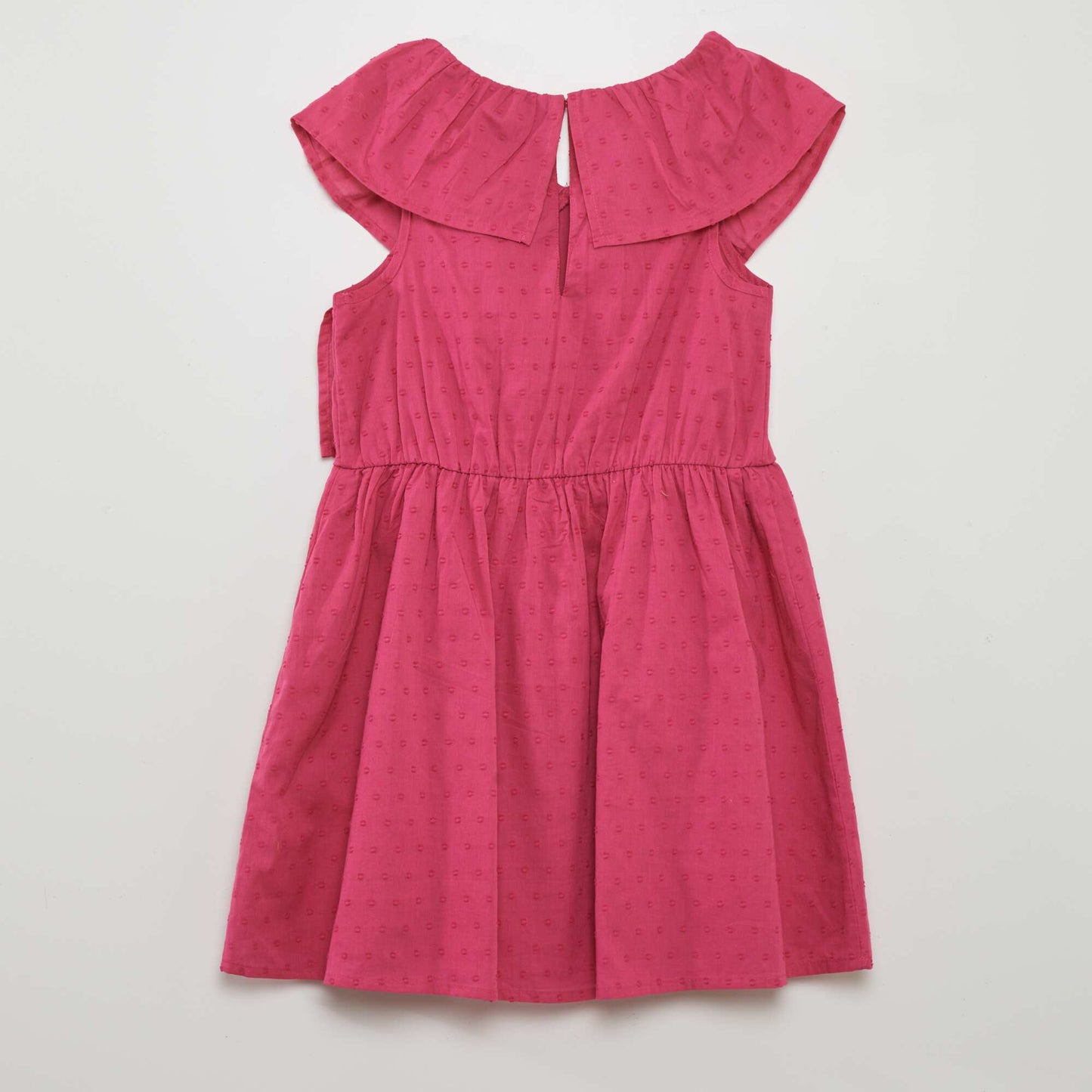 Robe en coton plumetis Rose