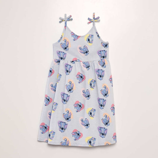 Robe en jersey bretelles 'Disney' 'Stitch' Bleu