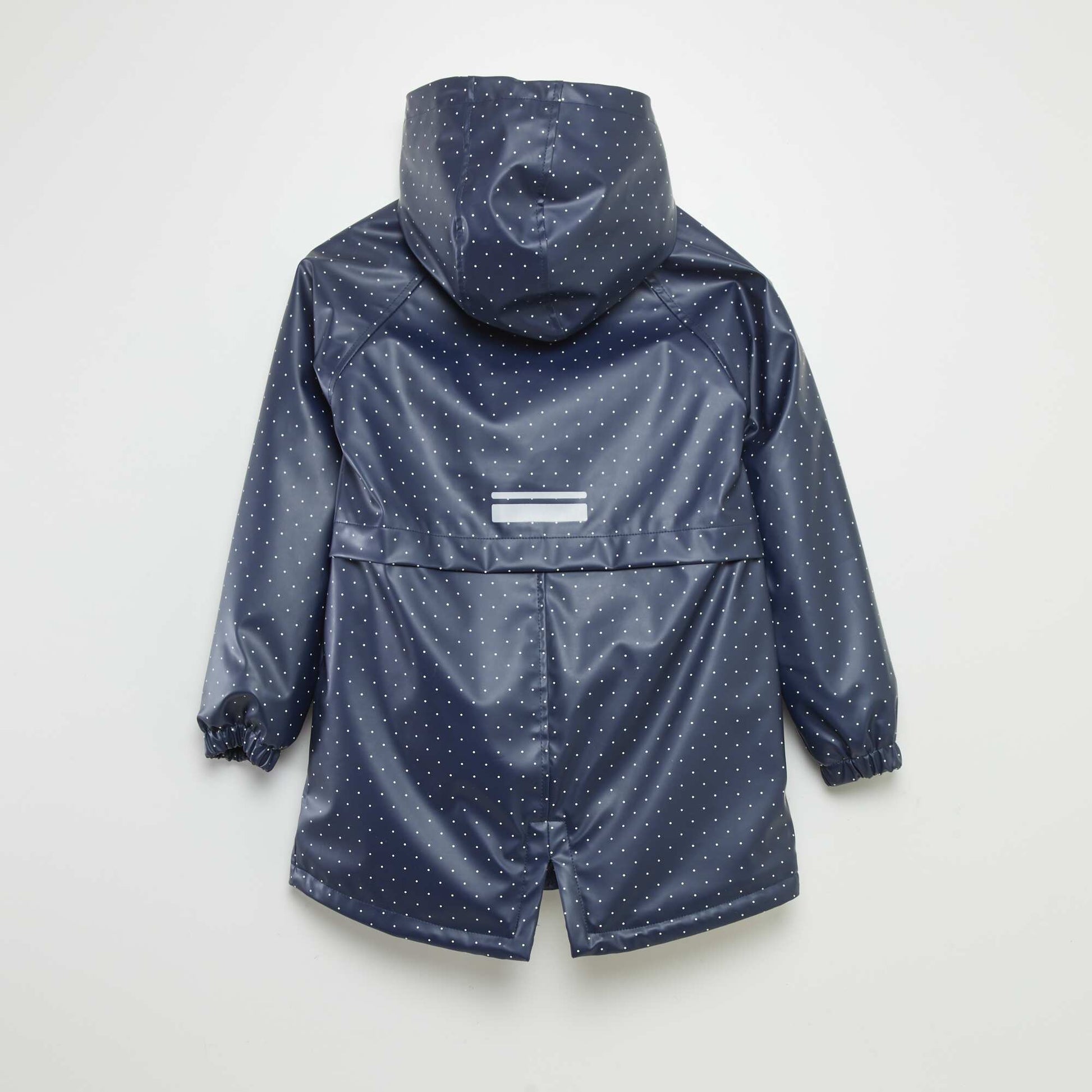 Parka mi-longue capuche Bleu marine