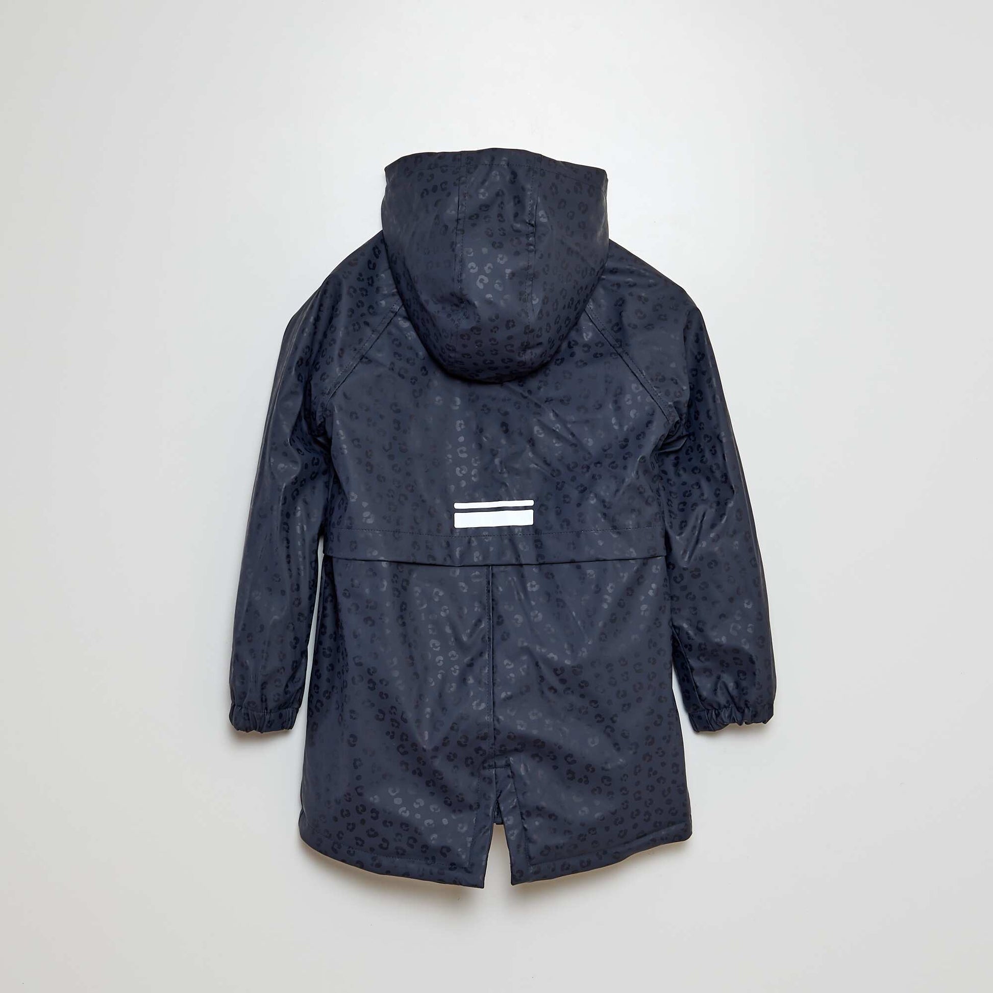 Parka mi-longue capuche Bleu