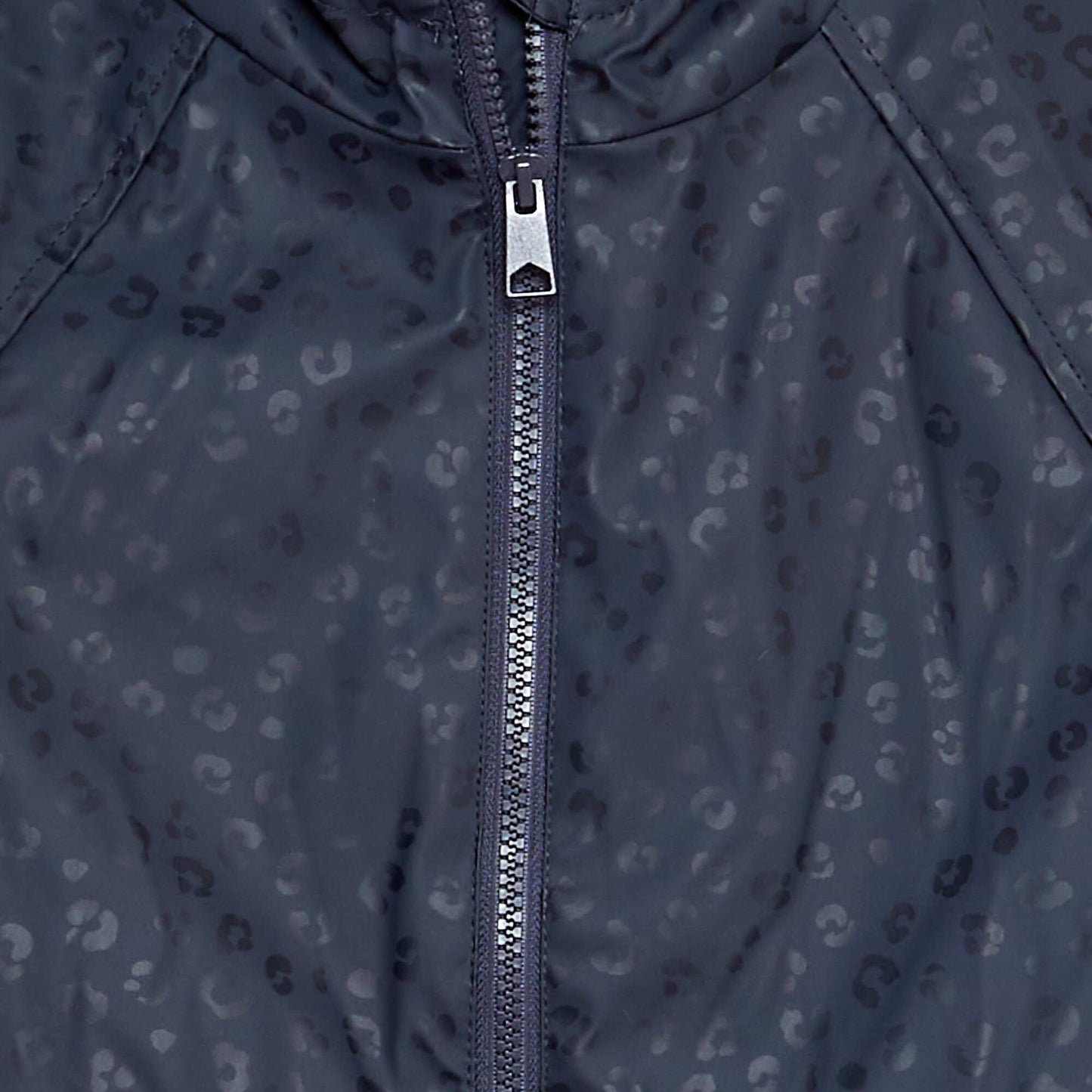 Parka mi-longue capuche Bleu