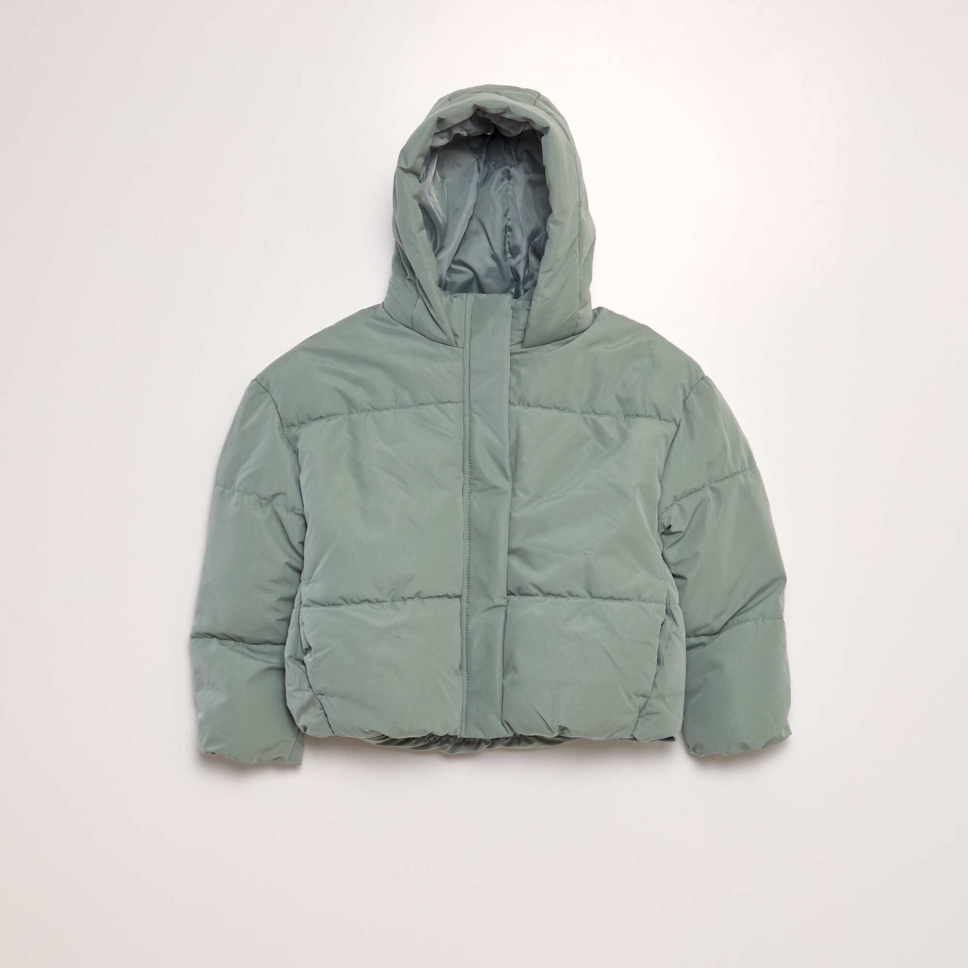 Doudoune chaude capuche Vert