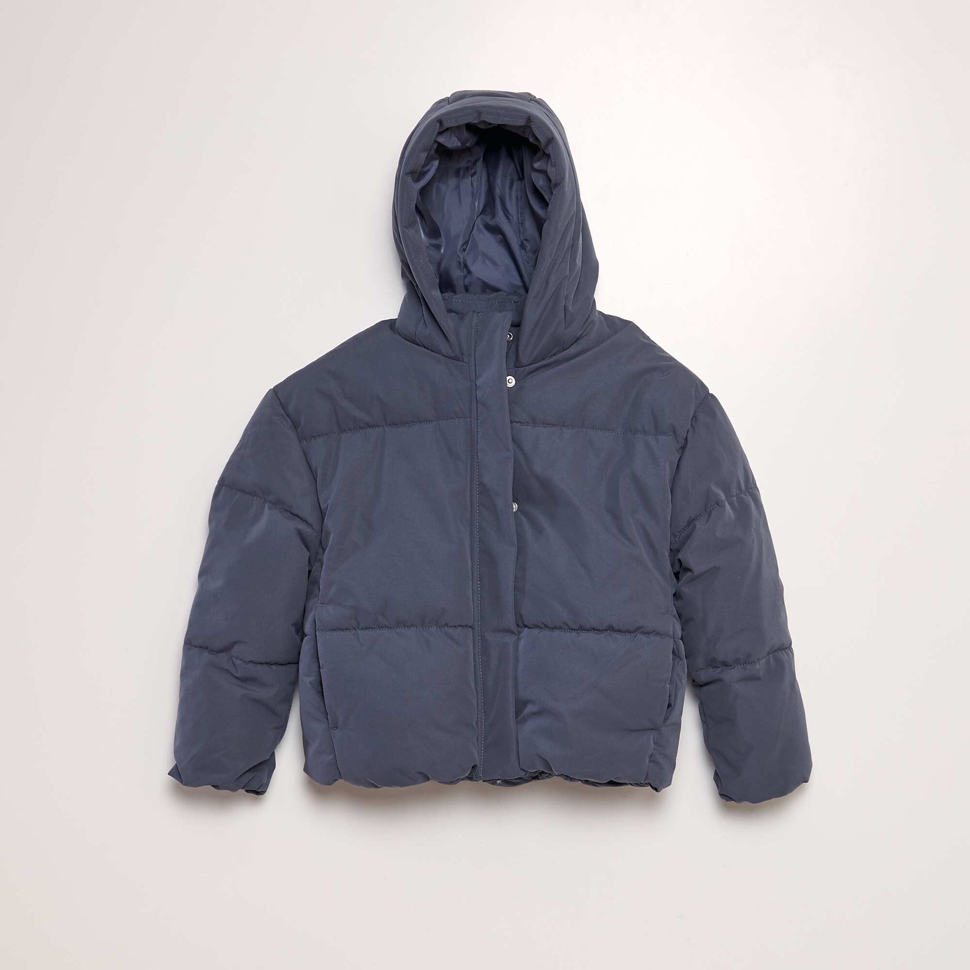 Doudoune chaude capuche Gris