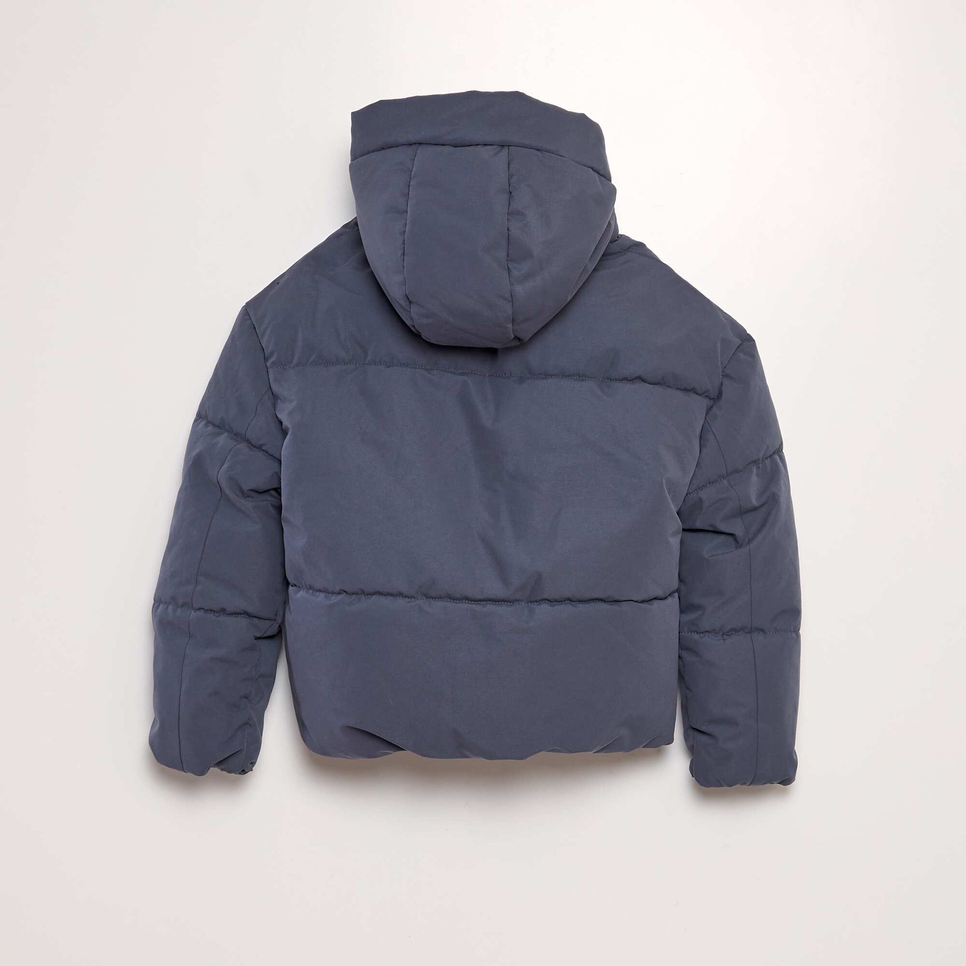 Doudoune chaude capuche Gris