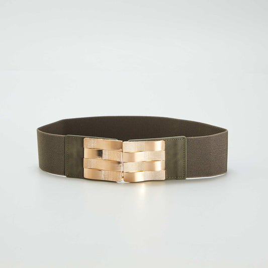 Ceinture lastique Kaki
