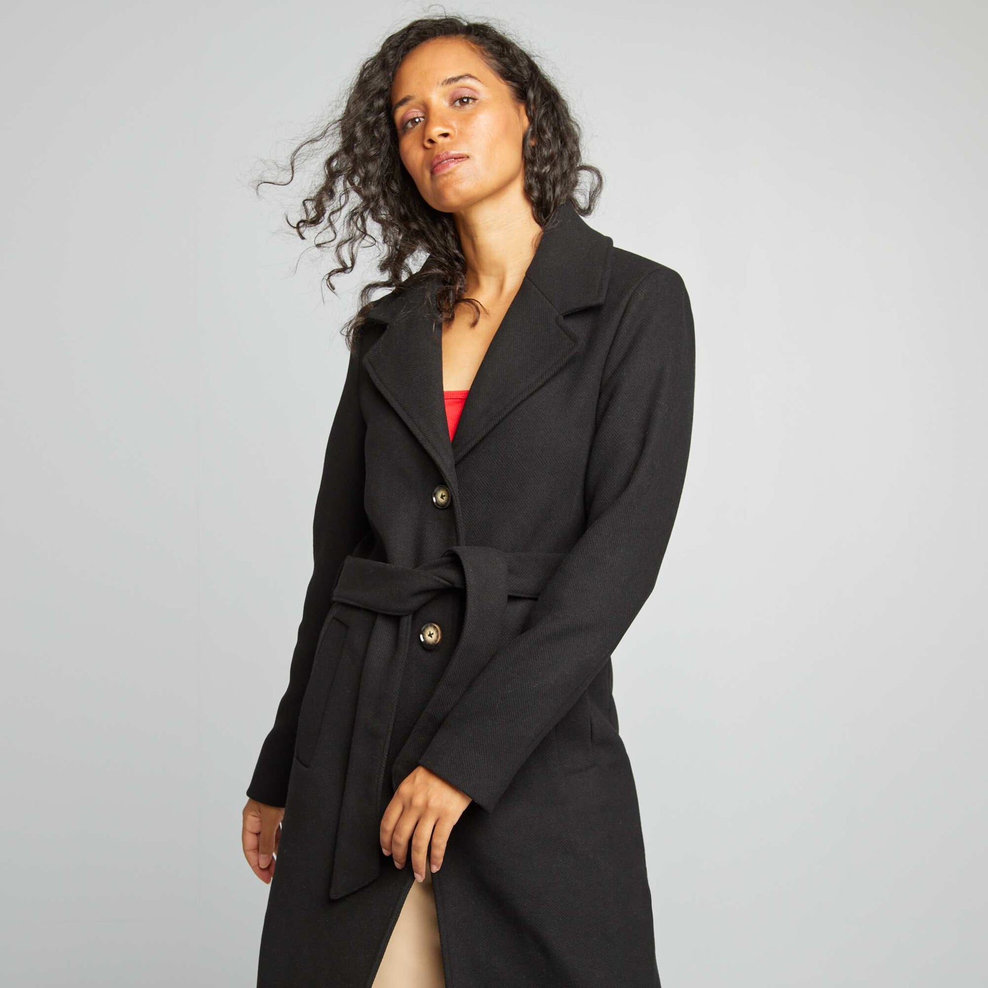 Manteau Bouclette Femme Noir Veste Bouclette Noir