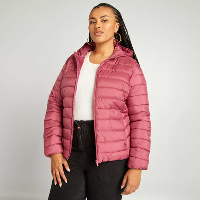 Doudoune l g re capuche Rose