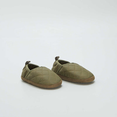 Chaussons lastiques matelass s Kaki