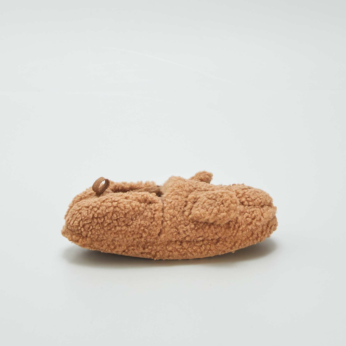 Chaussons en sherpa anim s Marron