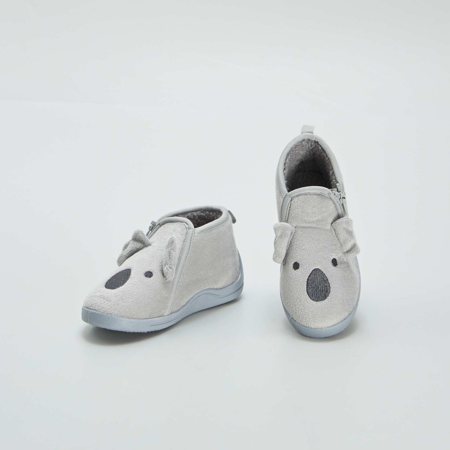 Chaussons anim s Koala Gris