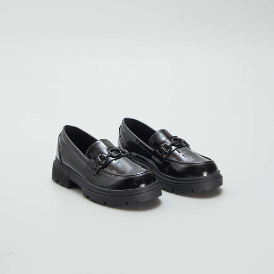 Mocassins vernis noir