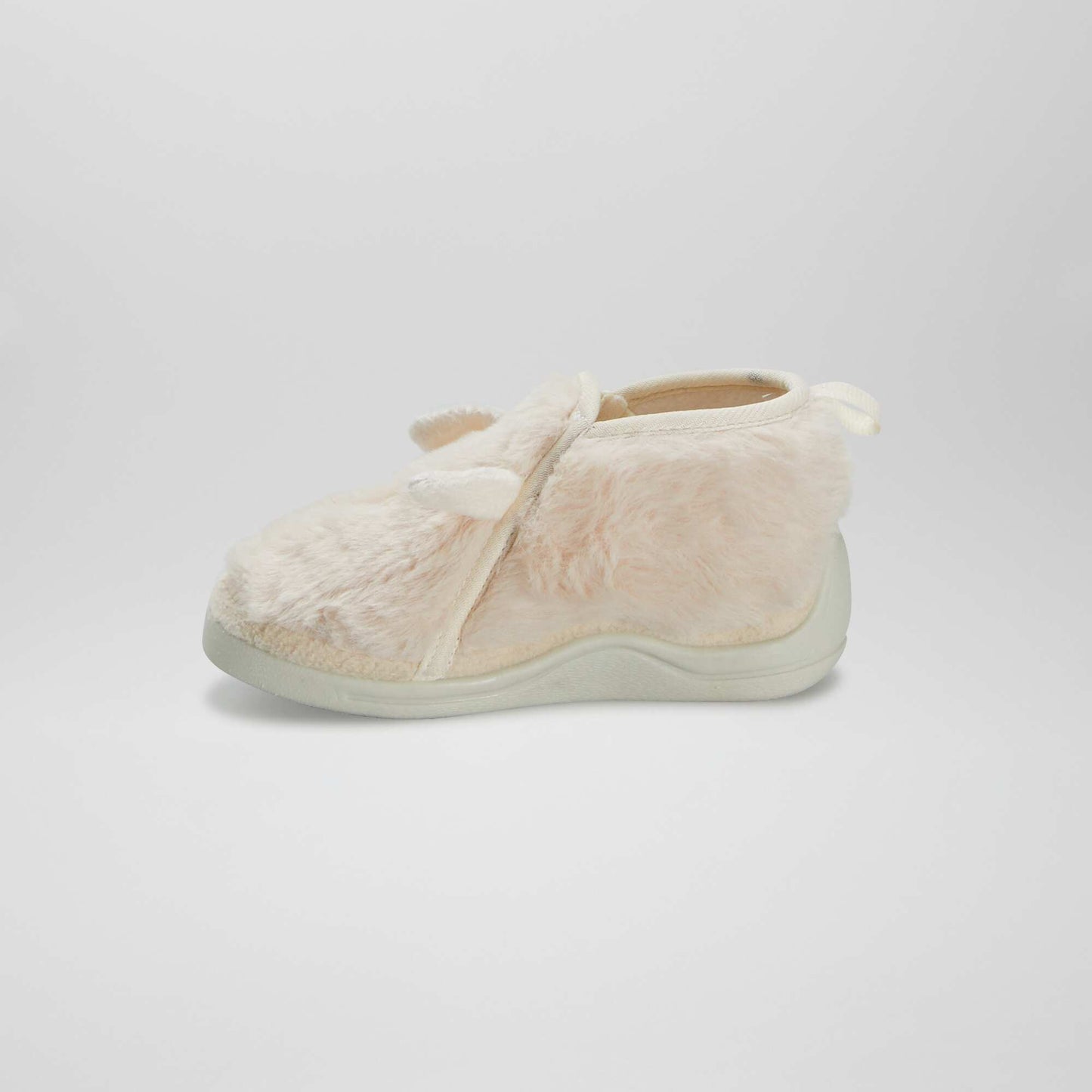 Chaussons 'lapin' Beige