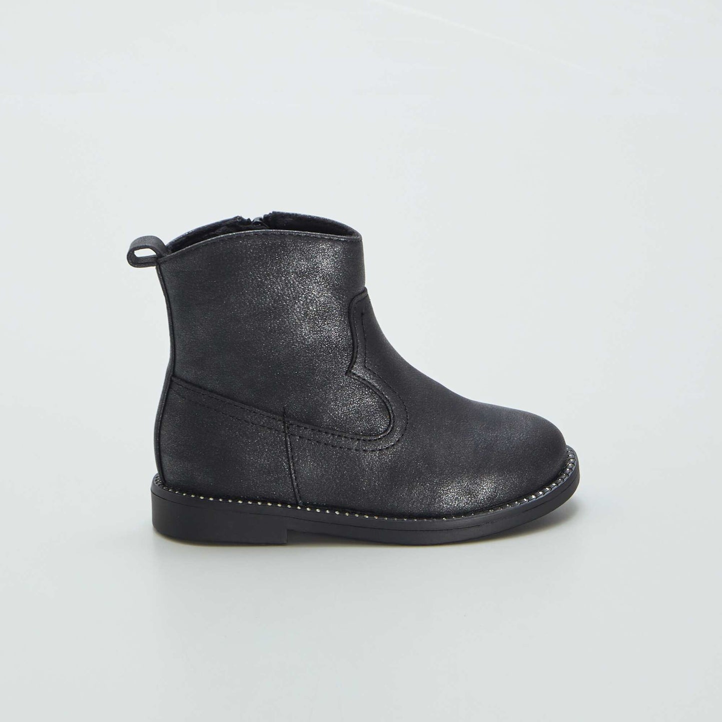 Bottines esprit santiag noir