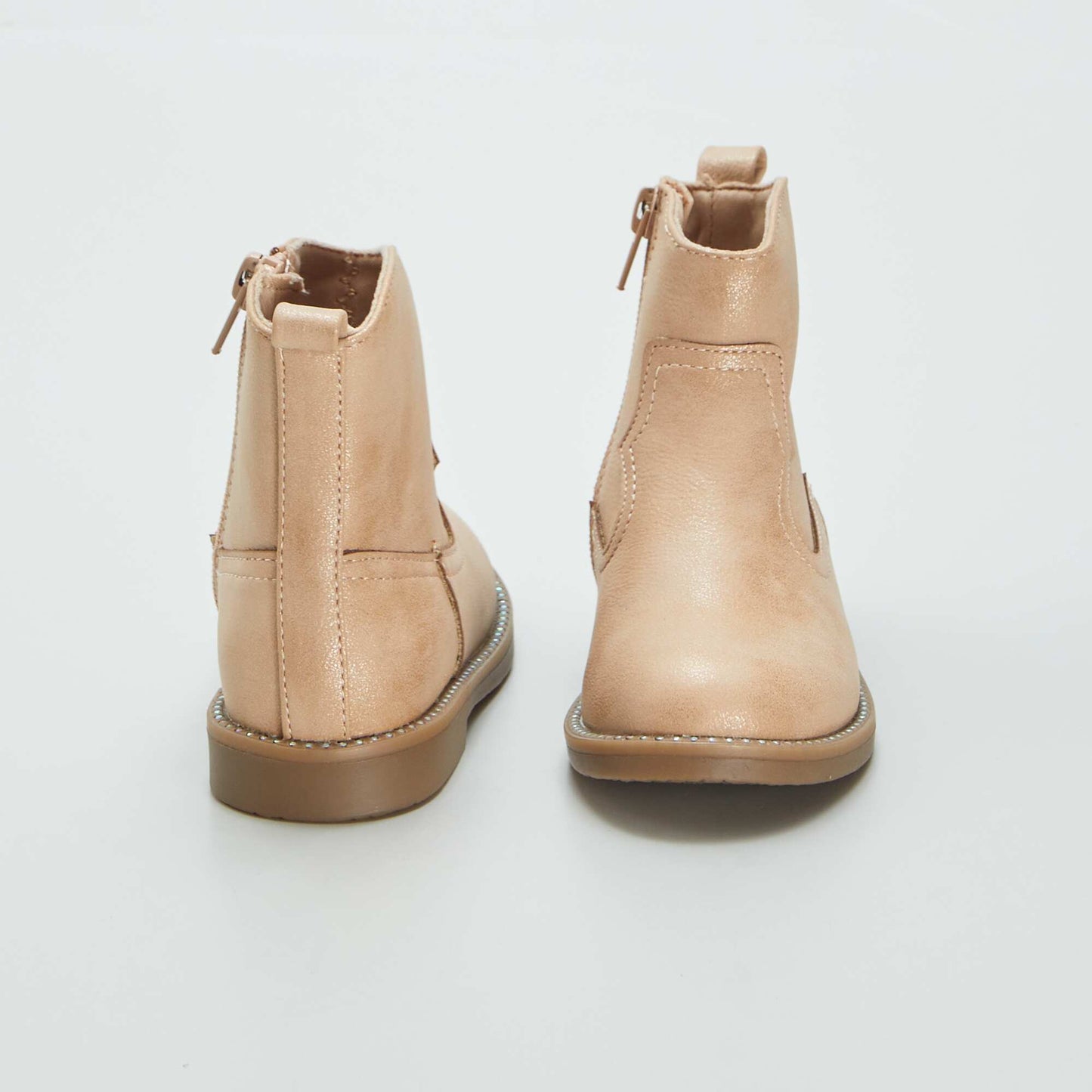 Bottines esprit santiag Rose