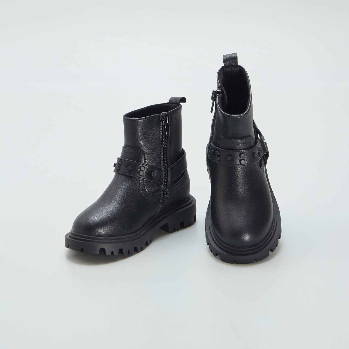 Bottes clout es esprit Rock noir