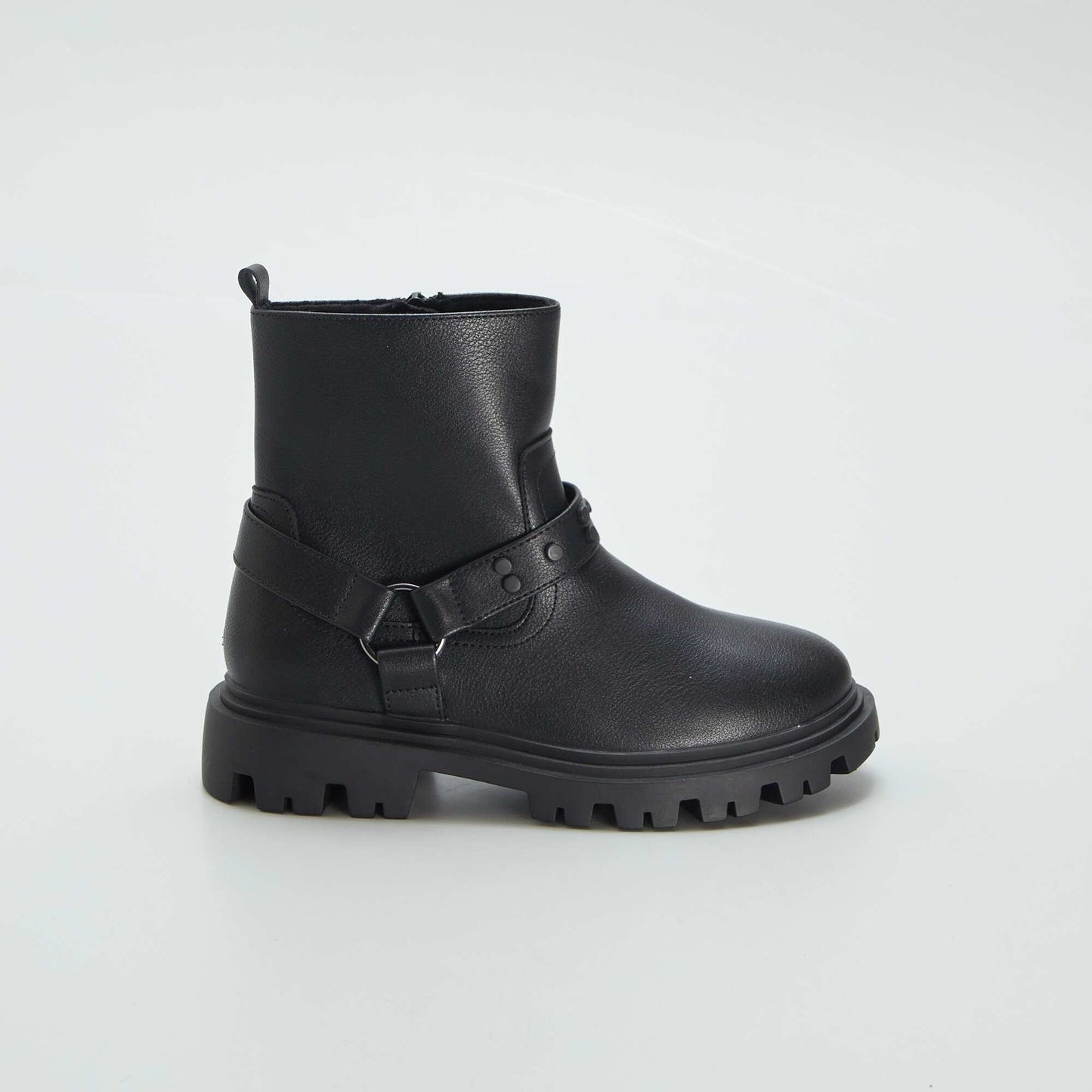 Bottes en simili noir