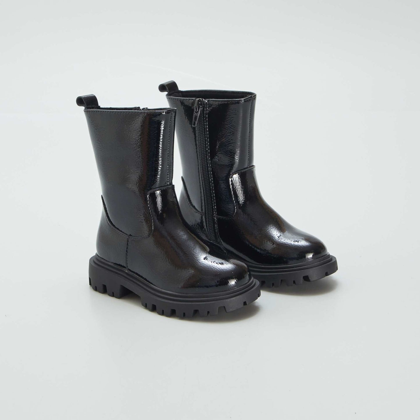 Bottines vernies noir