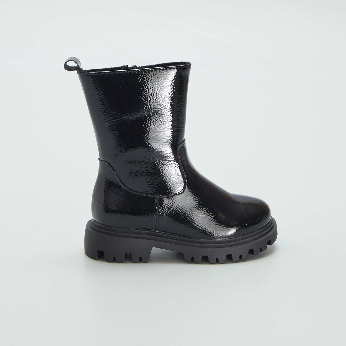 Bottines vernies noir