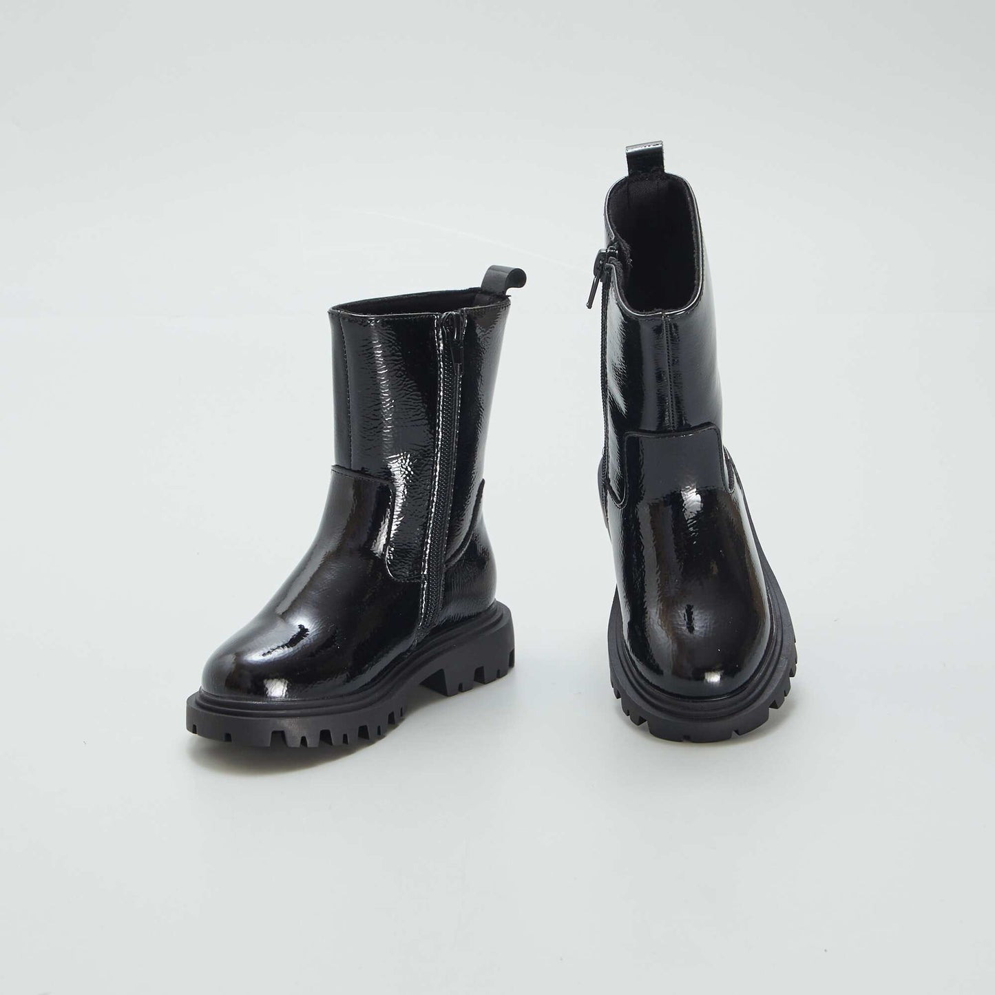 Bottines vernies noir