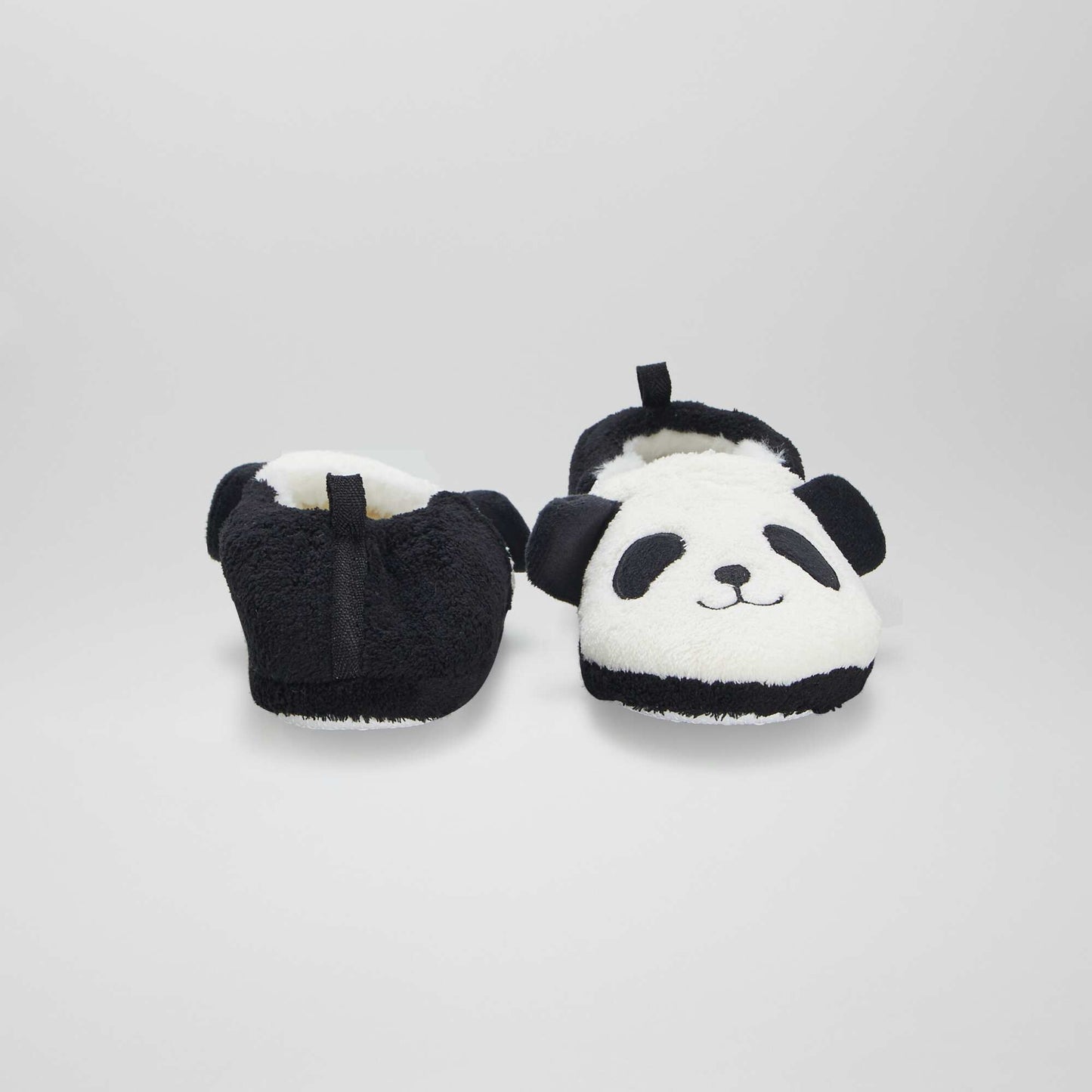 Chaussons panda Blanc