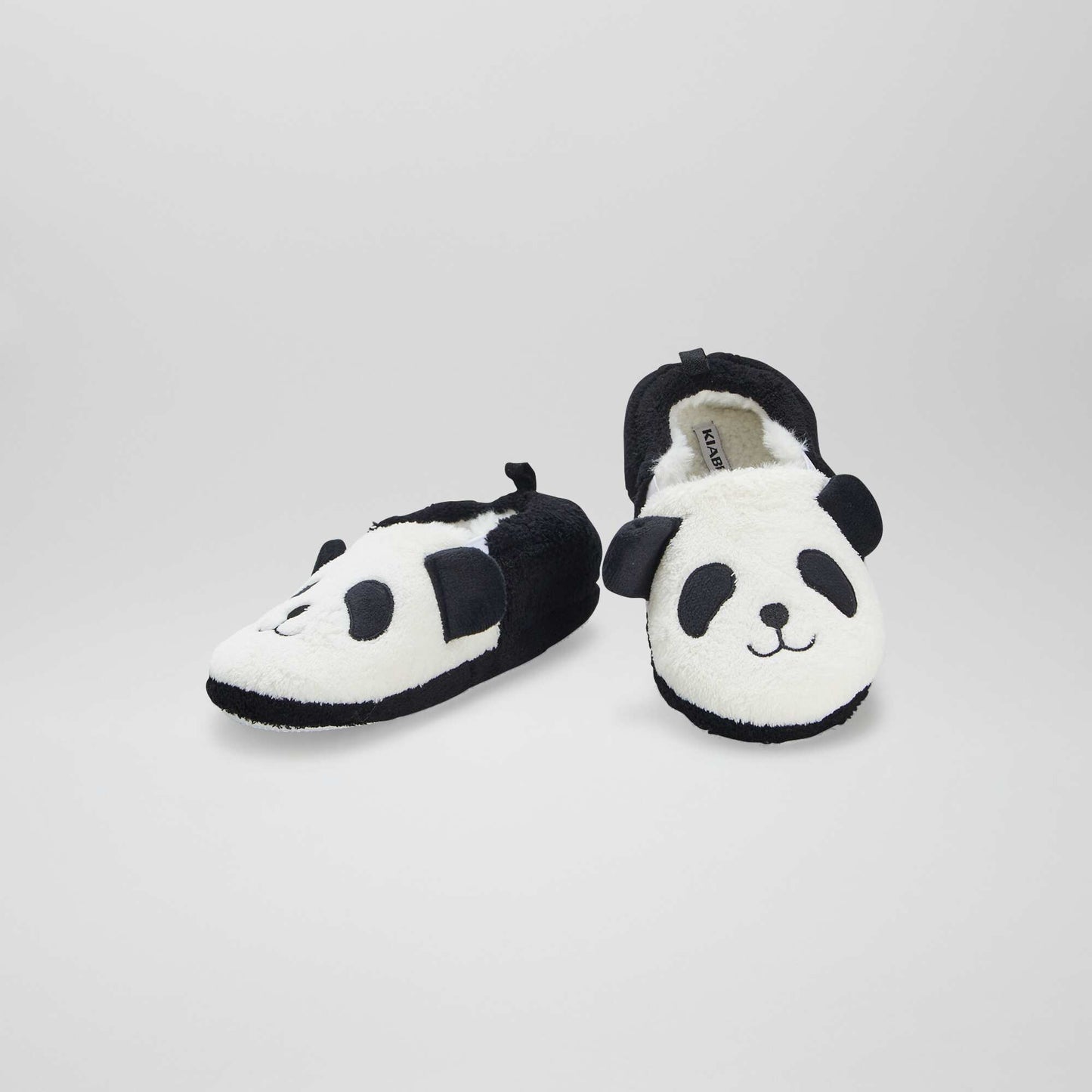 Chaussons panda Blanc