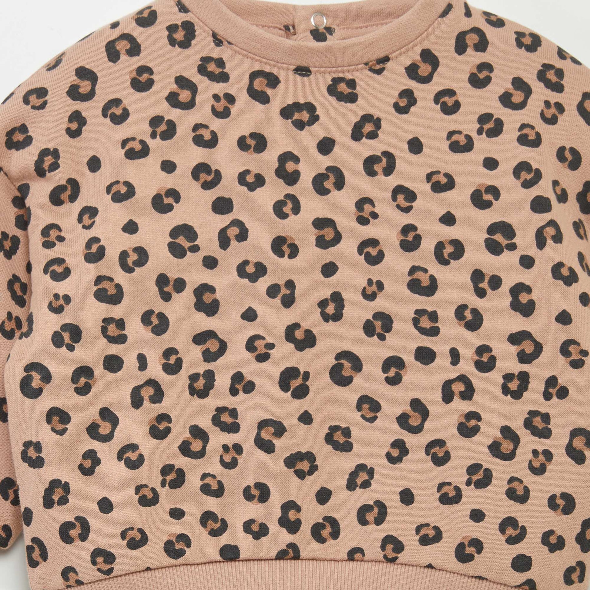 Sweat imprim Beige