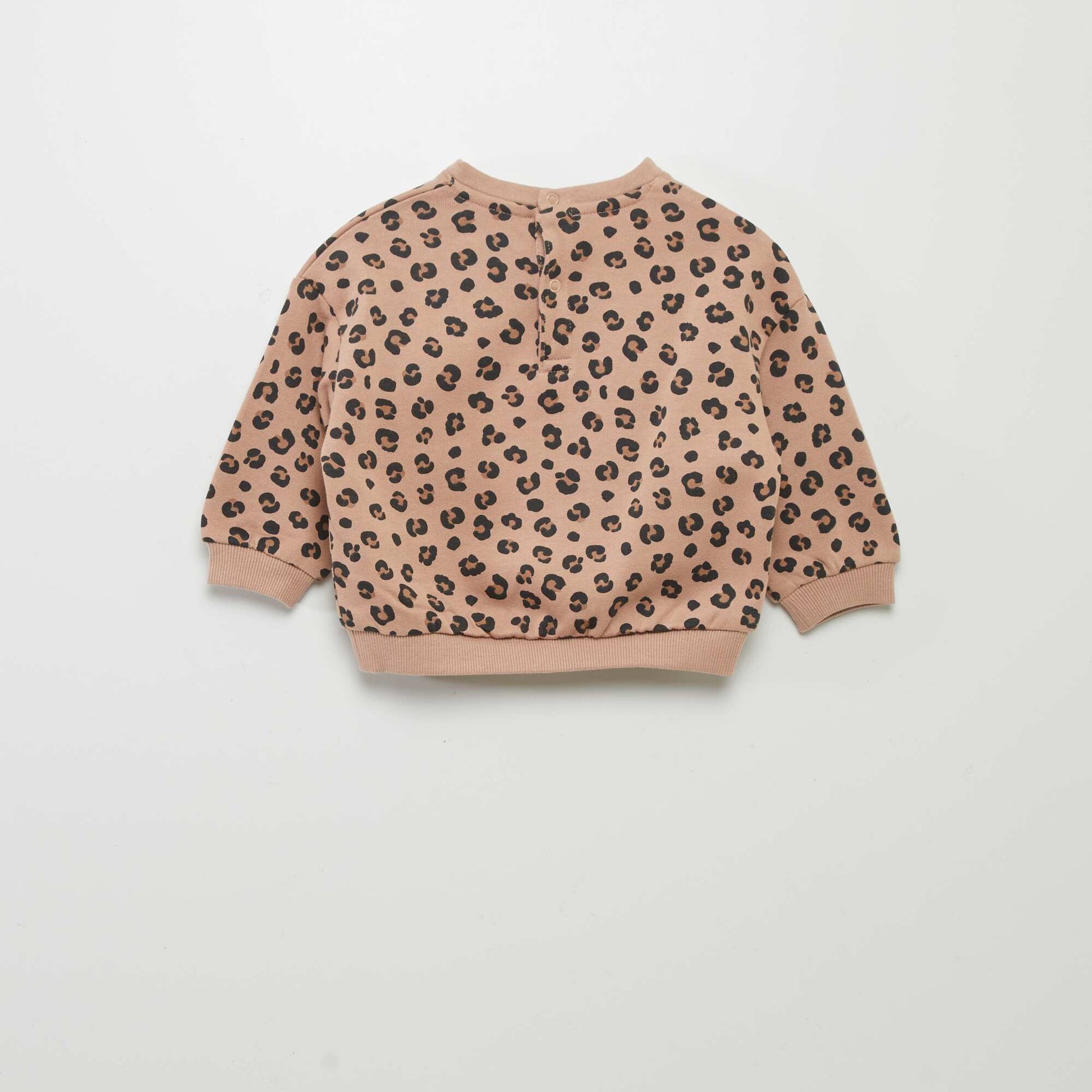 Sweat imprim Beige
