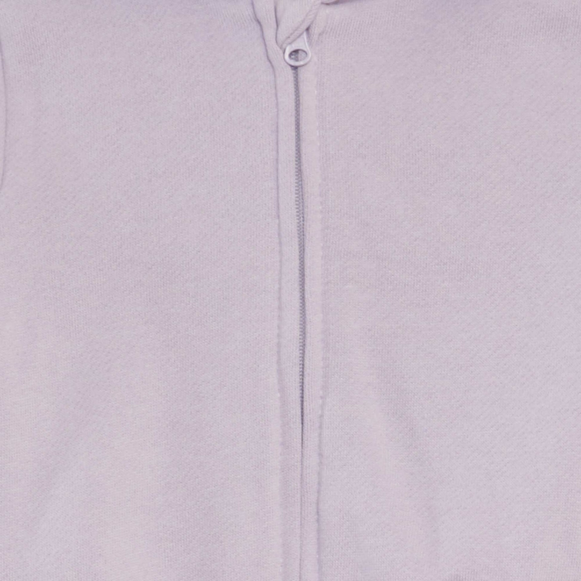 Sweat capuche zipp en molleton chaud Violet