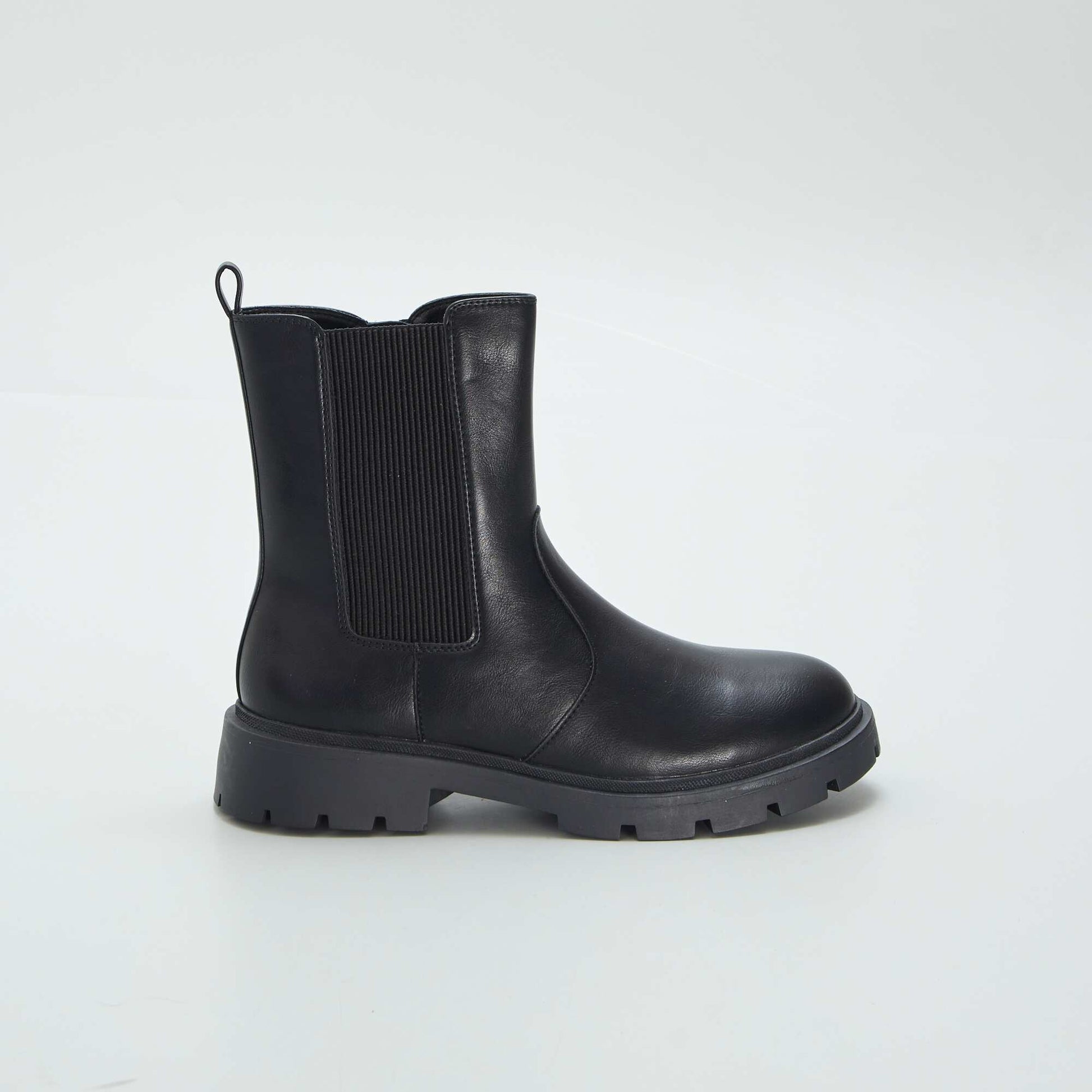 Bottines semelle paisse noir
