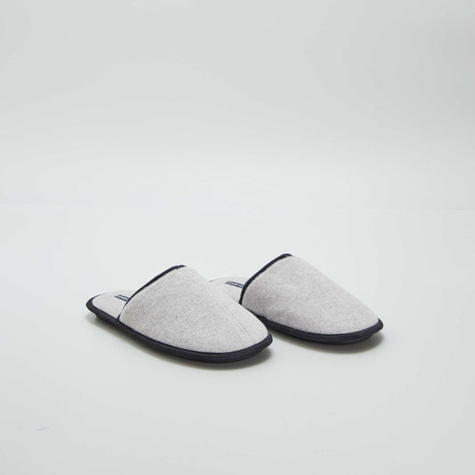 Chaussons mules Gris