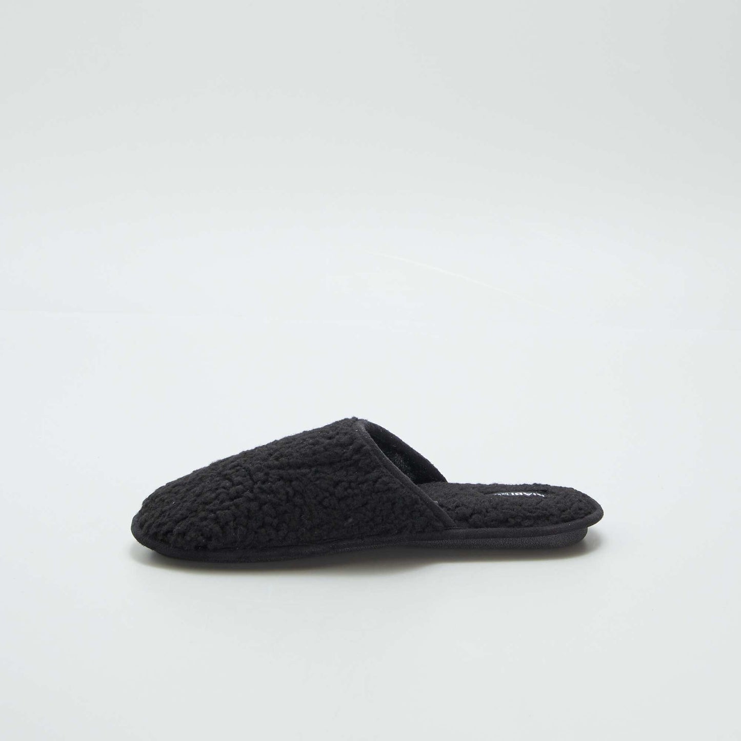 Chaussons en sherpa Noir