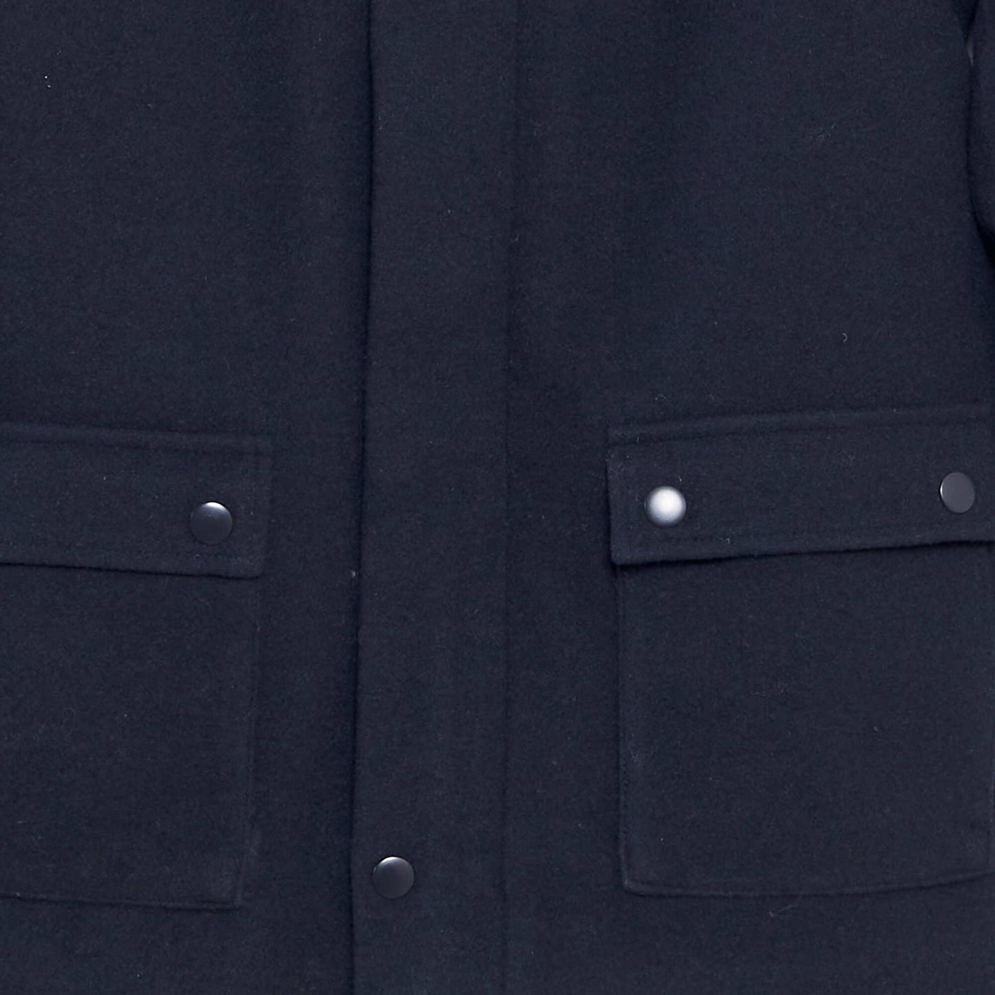 Manteau fa on lainage Bleu marine