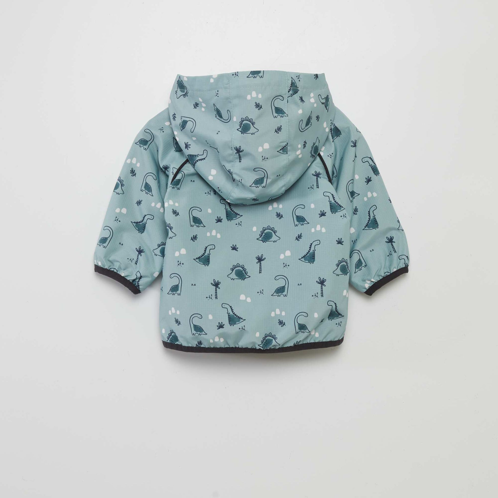 Blouson capuche zipp Vert