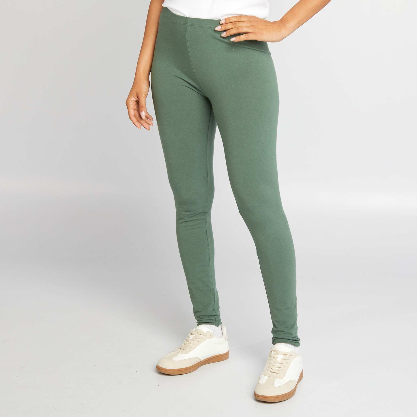 Legging basique long Vert