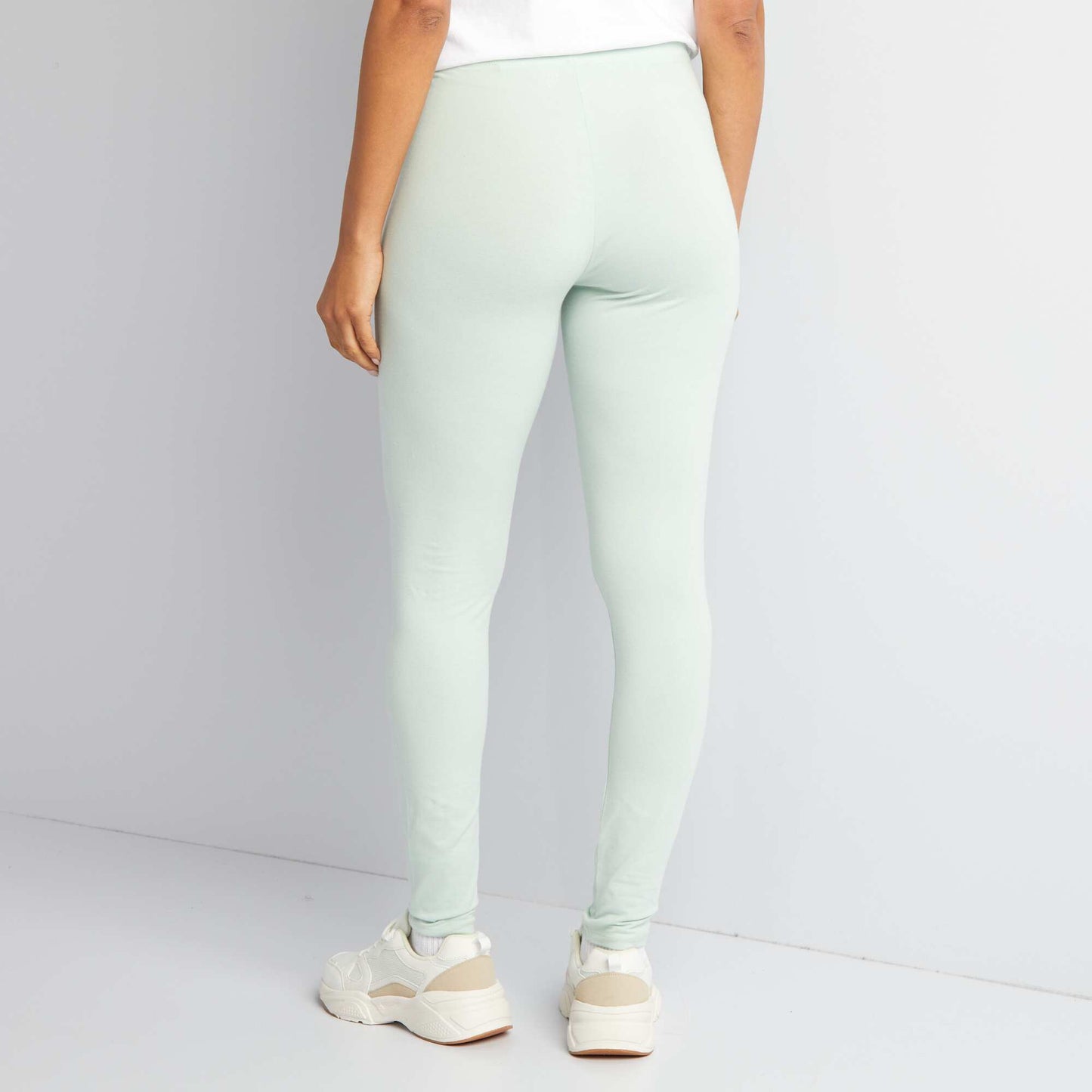 Legging basique long Vert menthe