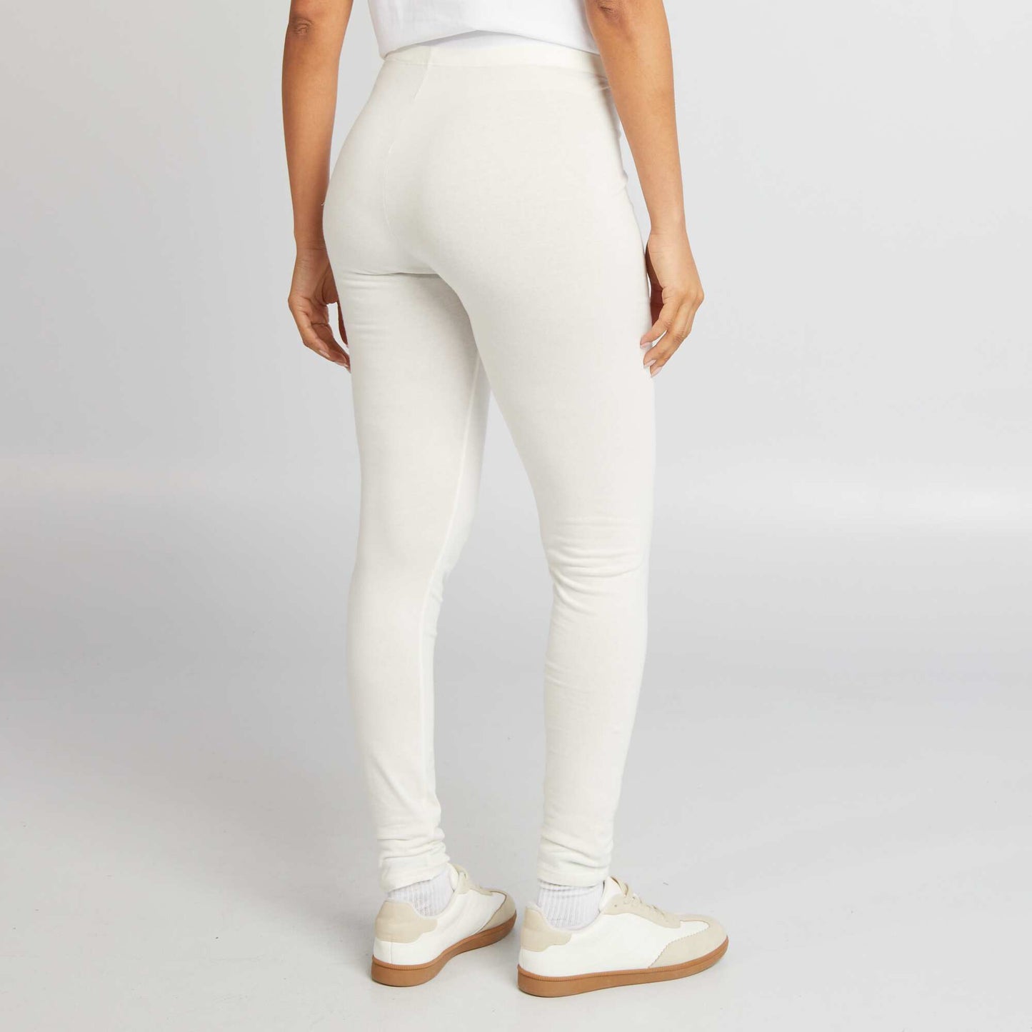 Legging basique long Blanc