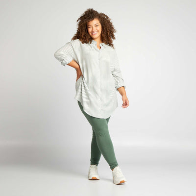 Legging en maille stretch VERT