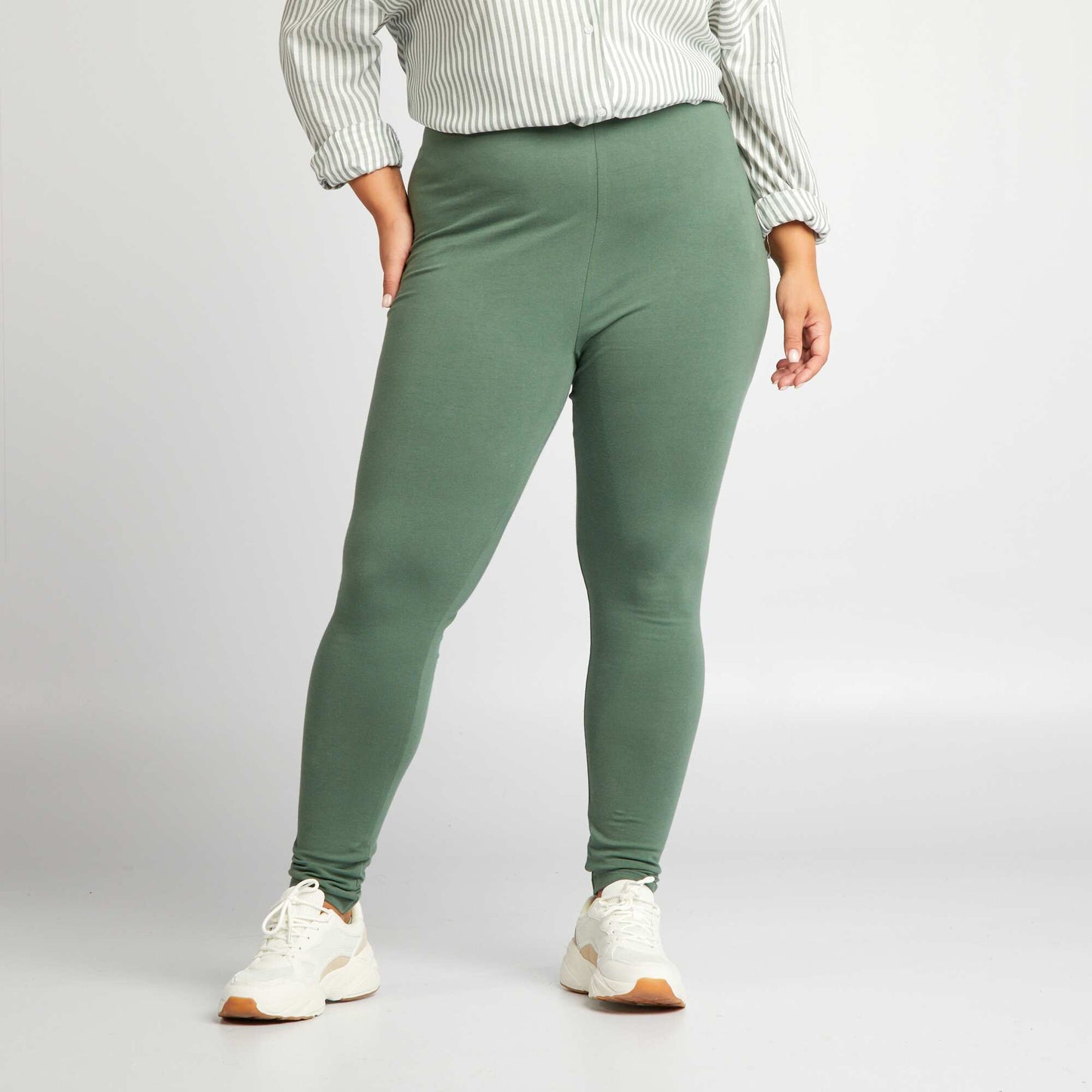 Legging en maille stretch VERT