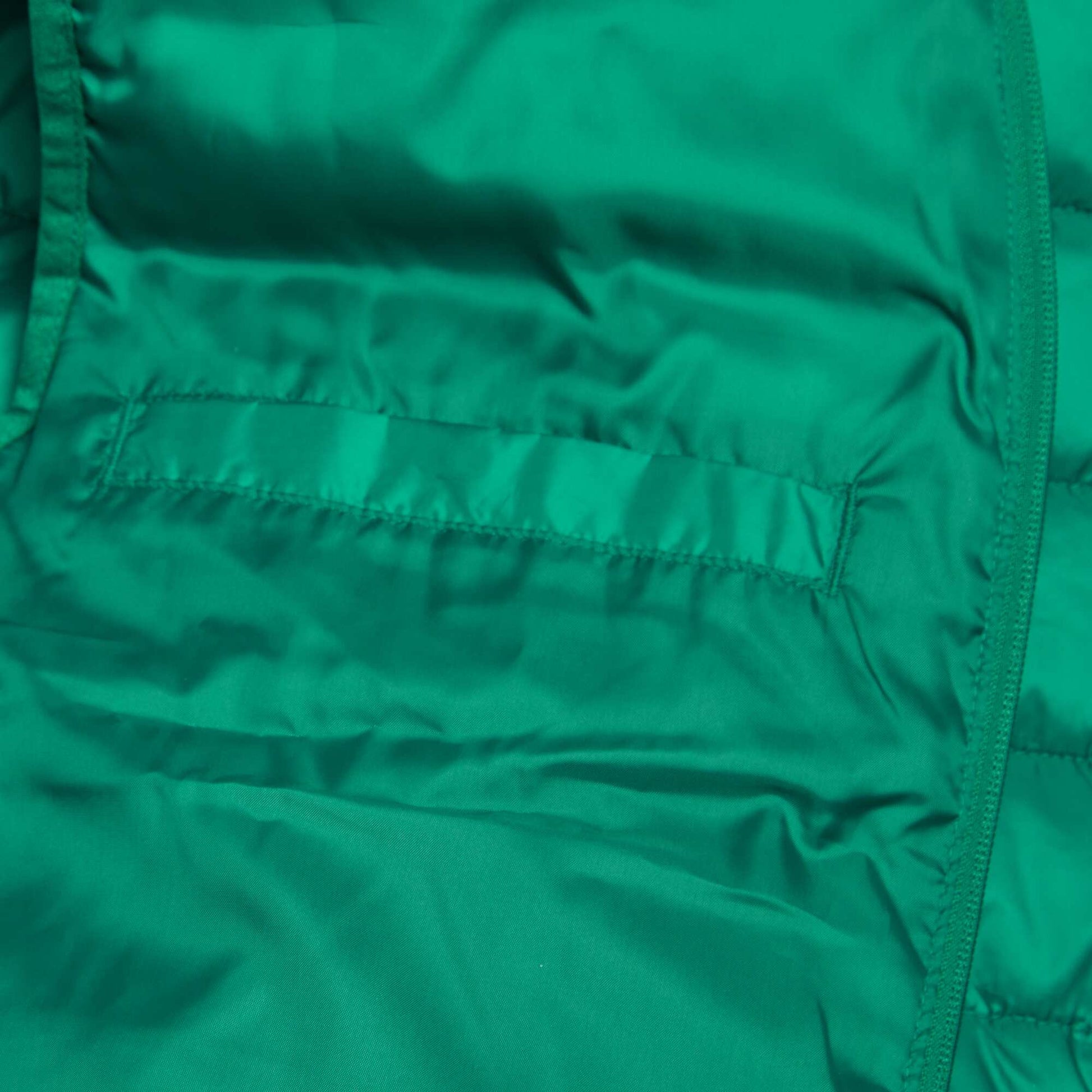 Doudoune sans manches avec col montant Vert