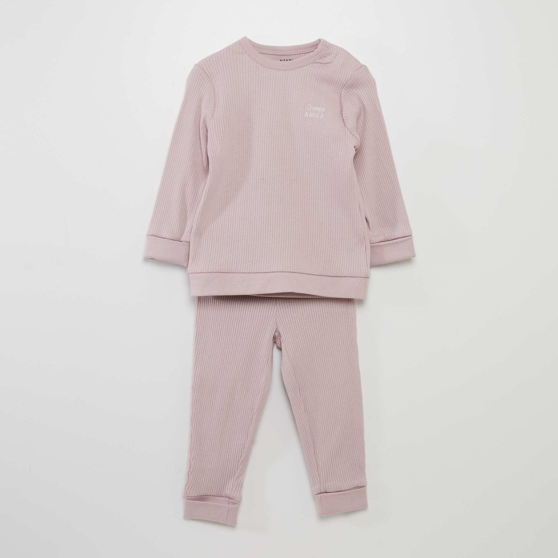 Ensemble pyjama c tel volutif - 2 pi ces Rose