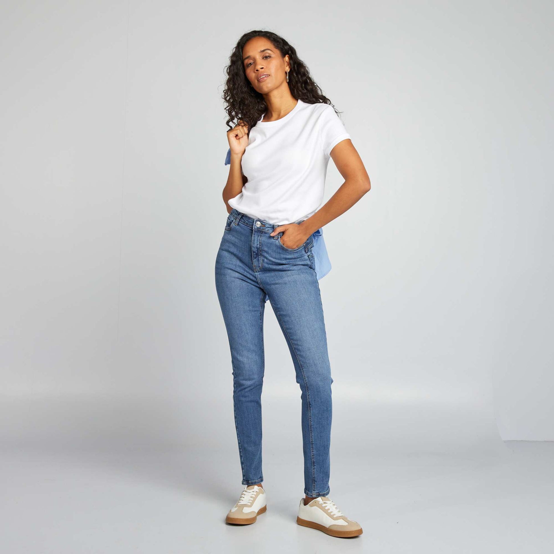 Jean skinny à taille haute - L30 STONE