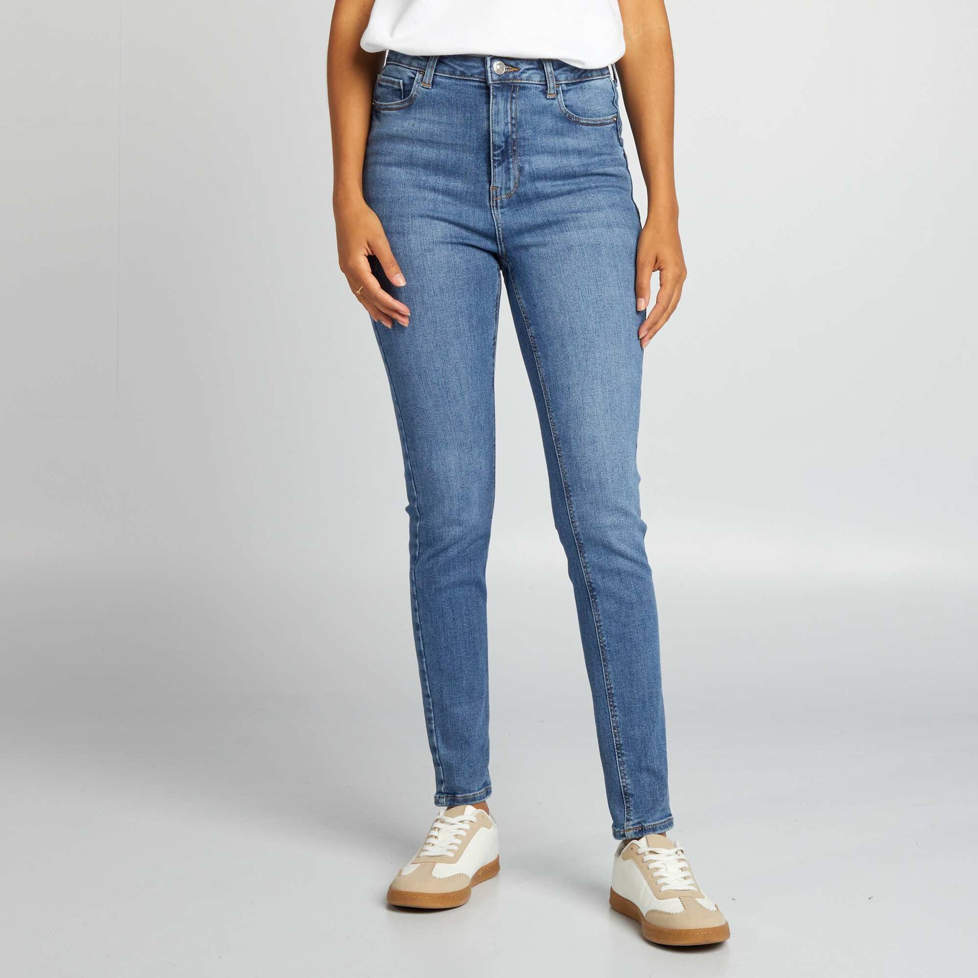 Jean skinny à taille haute - L30 STONE