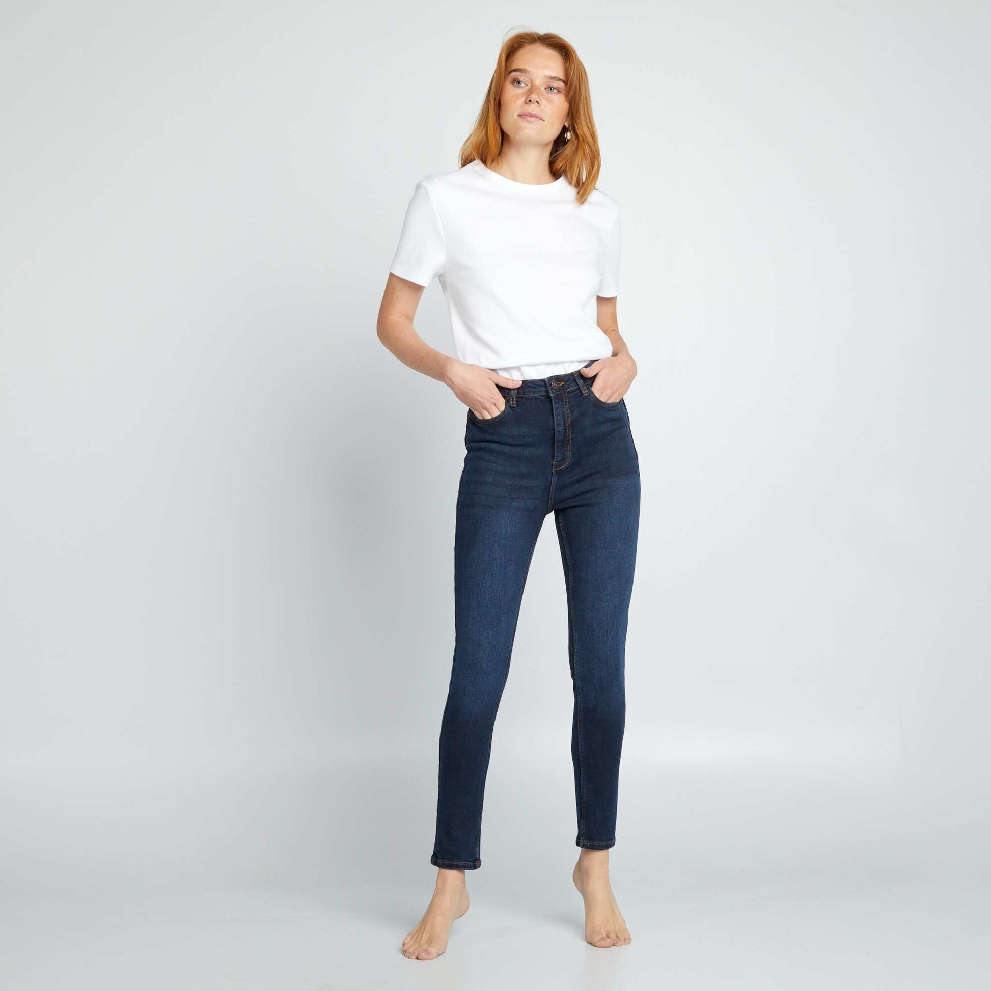 Jean skinny à taille haute - L28 BRUT