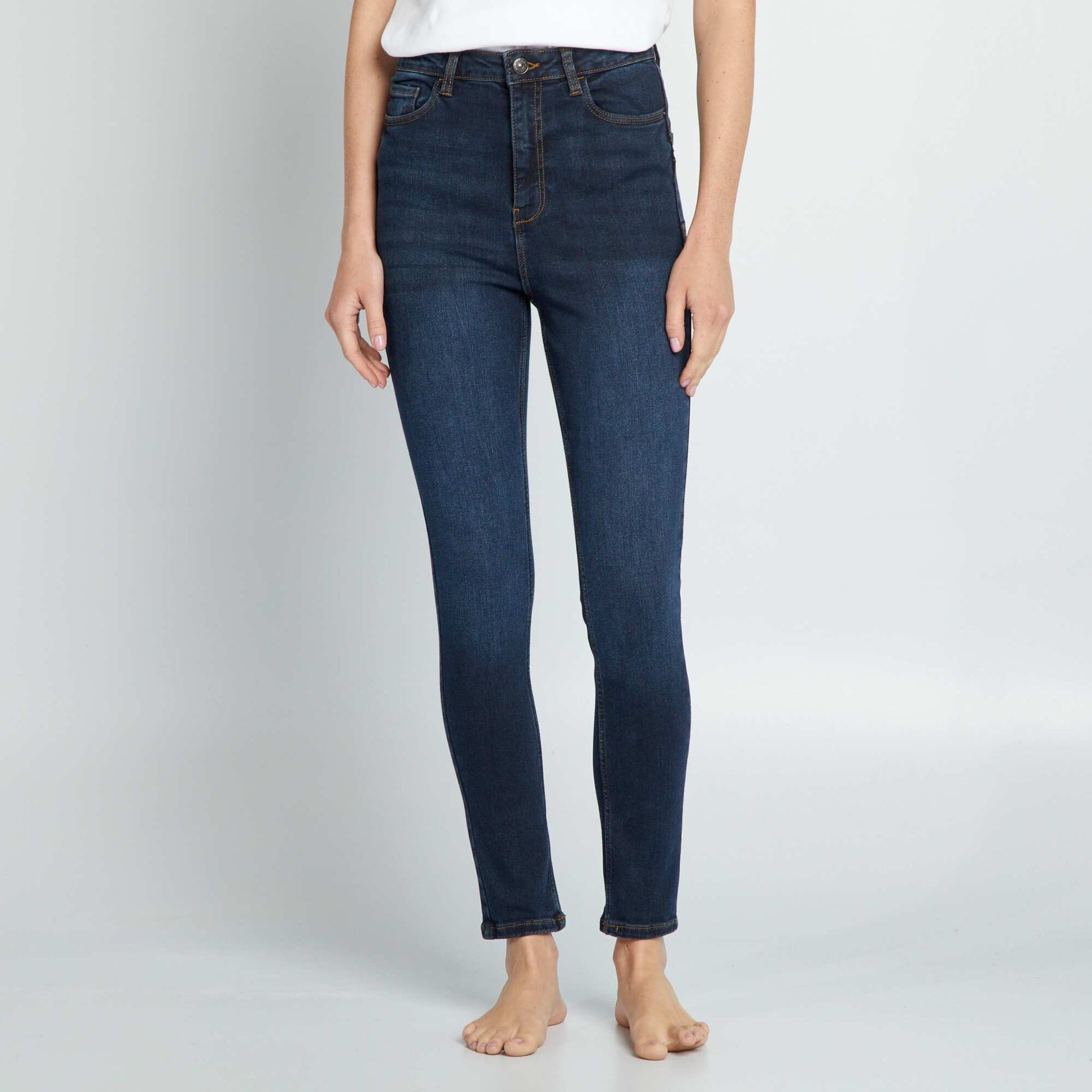 Jean skinny à taille haute - L28 BRUT