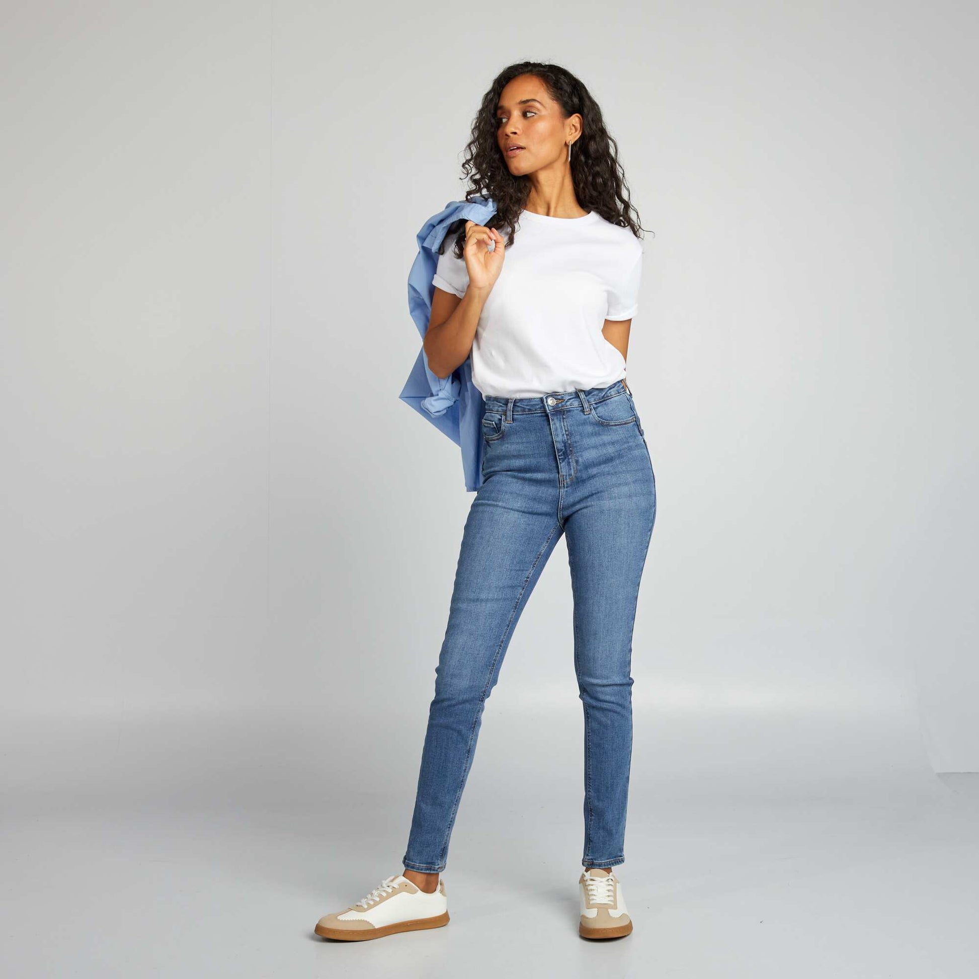 Jean skinny à taille haute - L28 STONE
