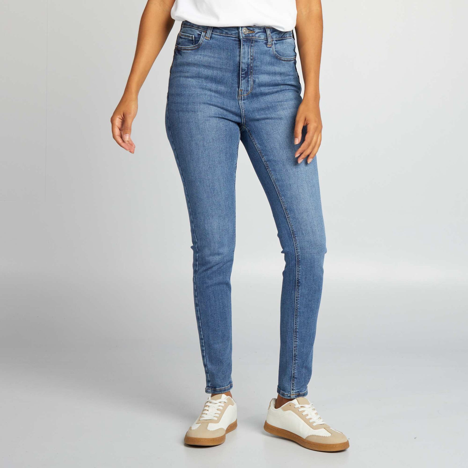 Jean skinny à taille haute - L28 STONE
